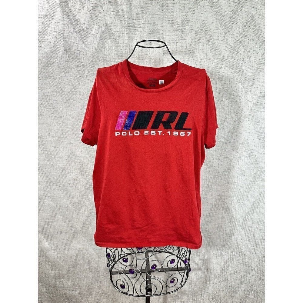 Polo Ralph Lauren embroidered logo with beaded details size XL